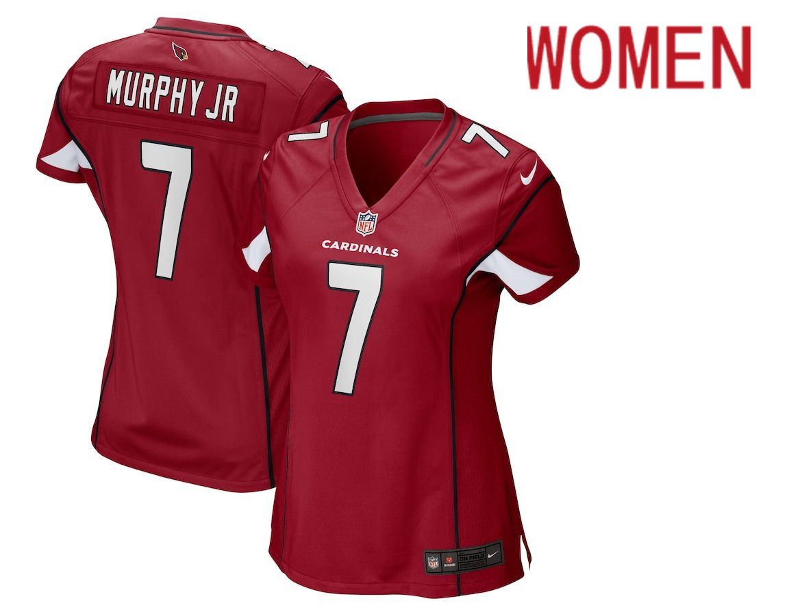 Cheap Women Arizona Cardinals 7 Byron Murphy Jr. Nike Red Game Player NFL Jersey
